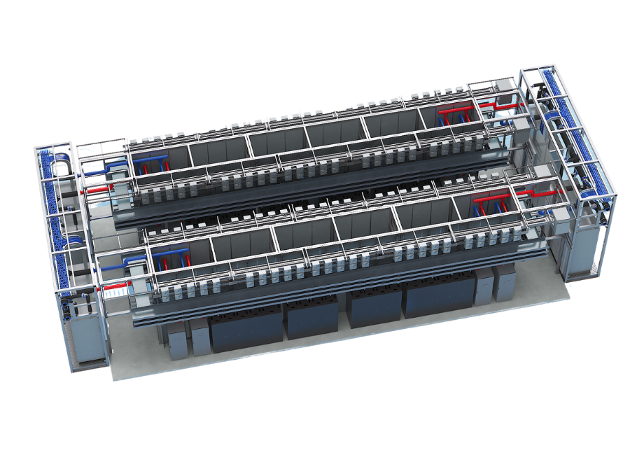 GrayWolf Modular — Complete Data Center Assembly